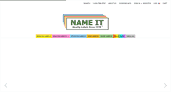 Desktop Screenshot of nameitlabels.com